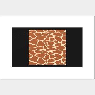 Seamless leopard pattern Posters and Art